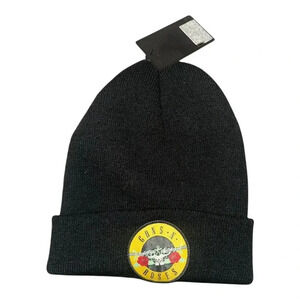 Guns N Roses Black Beanie Hat - Forever 21